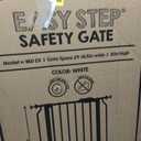 Regalo Safety 29-38.5" Baby Gate for Doorways & Bottom of Stairs, Pressure Mounted Baby Gate with Door for Babies, Toddlers & Pets, Tested & Safe for 30 Years, American Designed, American Owned, White