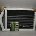 ZJSF Freestanding Indoor Dog Gate for House Foldable Wood White Puppy Gate for Doorways Pet Gate for Stairs Extra Wide Pet Fence 32" Height 2 Panels, White  