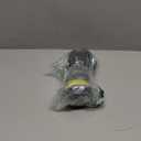 ZULU Torque 16oz Plastic Kids Water Bottle with Silicone Sleeve and Leak-Proof Locking Flip Lid, Soft Touch Carry Loop for School Backpack, Lunchbox, BPA-Free Dishwasher Safe, Grey/ Green