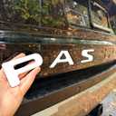 Rear Inserts Tailgate Letters Compatible with 2025 2026 Passport Models, 3D Raised & Strong Adhesive Abs Plastic Rear Emblems Decals Letters, NOT Thin Decals- White