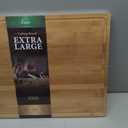 3XLarge Cutting Board, 24" Bamboo Cutting Boards for Kitchen with Juice Groove and Handles Kitchen Chopping Board for Meat Cheese board Heavy Duty Serving Tray, 3XL, Empune