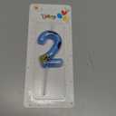 MTLEE Blue Dog Paw Candles Birthday Cake Decorations Cake Cupcake Topper for Boy and Girl Birthday Decoration(2)