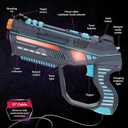 Squad Hero Rechargeable Laser Tag for Kids, Teens & Adults - Boys Gifts - Blasters & Vest Sensors - Fun Ideas Age 8+ Year Old Toys - 4 Set - Lazer Teen Boy Game Boys & Girls Outdoor Teenage Activities, 4 Pack