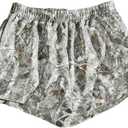 MakeMeChic Women's Sweat Shorts Camo Boxer Workout Shorts (Medium, Multi)