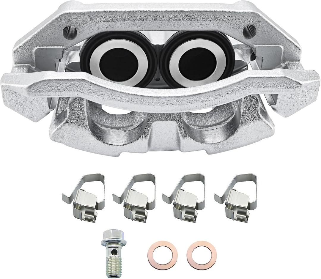 Betthand Brake Caliper 18B5054 Replace Front Right for 2009-2018 Dodge Ram 1500, 2009-2011 Ram Dakota; Front Left for 2007-2009 Durango, 2007-2011 Chrysler Aspen, 5143358AF, 68037144AA, FRC11895N