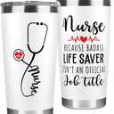 Nurse Gifts for Women - Nurses Week Gifts - Appreciation Gift for Nurses - Nurse Rn Practitioner Ideas for Women - Retirement, Graduation Nursing Student Gift - 20 Oz Stainless Steel Tumbler