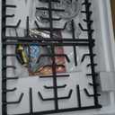 24 Inch Built-in Gas Cooktop with 4 Burner, Stainless Steel Gas Stove Top NG/LPG Convertible Propane Cooktops, Flame Out Protection