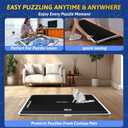 Puzzle Board, 1500 Pieces Plastic Rotating Puzzle Board with 4 Drawers and Protective Cover - 35"x27" Portable Jigsaw Puzzle Table for Adults - 360 Lazy Susan Spinning, Ideal Gift for Mom
