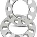 2PCS Universal Wheel Spacers 1/2 Inch (12mm) for 5 Lug Wheel Spacers Vehicles Fits Bolt Patterns 5x4.25, 5x110, 5x112, 5x4.5, 5x115, 5x120, 5x4.75, 5x5.0 Cars & Light Trucks