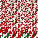 VitalCozy 12 Pcs 59 ft Mexican Pom Pom Garland Green White and Red Garland Fiesta Strand Hanging Red Green White Decorations for Fiesta Mexican Party Favors Supplies Decor