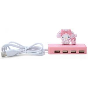 Sanrio 326909 Sanrio Slim USB Hub My Melody My Melody, 2.4 x 3.7 x 1.2 inches (6 x 9.5 x 3 cm), Character