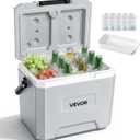 Lightweight Rigid Material Insulated Portable Cooler, Suitable for Family Picnics and Short Trips, 17.3x12.2x14.2"