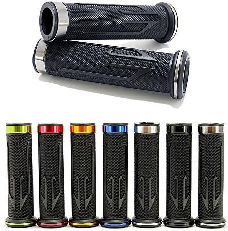 Universal Motorcycle Arrow Rubber Gel Hand Grips for 7/8" 22mm Handlebar Sports Bike Chopper Cruiser Bike