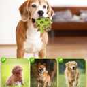 Interactive Puzzle Dog Toy Encourage Natural Foraging Skill, Durable Dog Enrichment Toy Snuffle Cube Cloth Strip with Hide & Seek Food, Slow Feeder for Mind Stimulate & Stress Relief (Green)