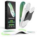 Bukihome Supercritical Foaming Insoles - Running & Basketball Shoe Inserts with Energy Return, Shock Absorption & Arch Support - Lightweight Performance Boost for Men/Women -XL