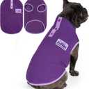 Cyeollo Dog Sweaters for Small Dogs, Turtleneck Fleece Dog Sweater Stretchy Pullover Dogs Jacket Vest Lightweight Soft Warm Winter Pet Clothes, Purple M