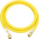 Hromee AC Refrigerant Hose, 60 Inch HVAC Charging Hose with 1/4 SAE Flare, 800 PSI Working Pressure for Air Condition System