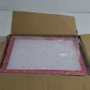 Zonon 8 Pieces 10x14 Inch Aluminum Silk Screen Printing Frames with 160 White Mesh White Polyester Screen and Red Glue Pre-Stretched Silk Frame for DIY T-Shirt Printing