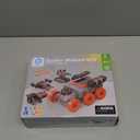 Sillbird Solar Robot Building Kit STEM Gift for Boys Girls Ages 8-14, DIY Educational Science Set for Kids Birthday, 10-in-1 Space Robotics Toys Powered by Sun with 112PCS (Grey)