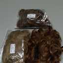 SWACC Short Messy Curly Dish Hair Bun Extension Easy Stretch hair Combs Clip in Ponytail Extension Scrunchie Chignon Tray Ponytail Hairpieces (Medium Ash Brown-8#)