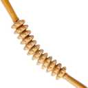 Curved Wood Therapy Massage Roller Tools,Lymphatic Drainage, Cellulite Massage Wooden Muscle Roller Stick for Waist and Thigh, Stomach Rolling guasha Massager Tool for Fascia,Relief, Body Shaping 