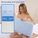 Memory Foam Pillows, Breathable Cooling Pillow, Patented Ergonomic Cervical Pillow for Neck Pain Relief, Soft Bed Pillow for Side, Back and Stomach Sleepers