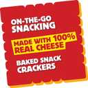 Cheez-It Cheese Crackers, Baked Snack Crackers, Lunch Snacks, Party Size, Original, 25oz Box (1 Box)