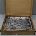 FlagShip 2 Tier Under Sink Organizers and Storage Rack Expandable Cabinet Shelf for Kitchen Bathroom Silver (17-25 inches)