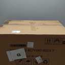 Bar Stools Set of 4, 26'' Counter Height Bar Stools with Faux Leather Upholstery, Modern Backless Barstools with Metal Frame for Kitchen Island, Black