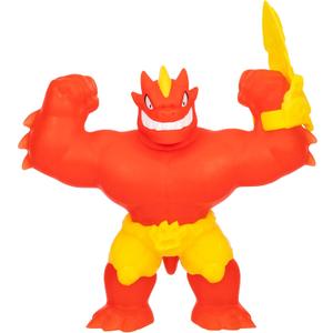 Heroes of Goo Jit Zu Meteor Madness, Stretchy Blazagon Action Figure, with Unique Scrunchy Goo Filling & Meteor Battle Gauntlet, Sensory Toy That Stretch Up to 3X Its Size