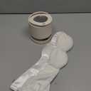 Nodpod Mineralized Silk Gentle Pressure Sleep Mask - Strap-Free, Light-Blocking Design for Sleep, Travel & Relaxation - Weighted Eye Pillow, Machine Washable (Pearl)