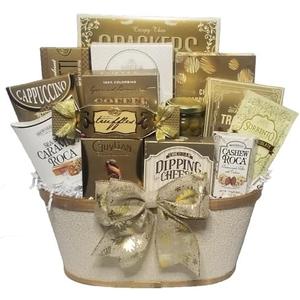 Delight Expressions® "Jingle All the Way" Holiday Christmas Food Gift Basket - Great gift idea for Holidays, BB Date: 07/17/2025