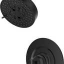 T2902BL Shower Trim Kit Compatible with moen T2902EPBL Shower Trim Kit, Matte Black Shower Head and Shower Lever Handle, Easy to Install, Without 2510 Valve