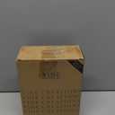 Vine Creations Amber Glass Soap Dispenser, 2 Pack Kitchen Soap Dispenser Set with Stainless Steel Pump, 16 oz Dish Soap and Hand Soap Dispensers for Bathroom with Waterproof Labels (Amber Bottle / Matte Black Pump)