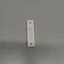 Saillong 1 Piece Lighted Doorbell Button, Wall Mounted Garage Door Opener Switch with LED Light Compatible with Most Wire Doorbell Chimes, Transformer, Ringer, Buzzers (White,White Light)