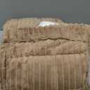 Couch Cover for Dogs Washable, Fuzzy Pet Couch Covers for 3 Cushion Sofa Pet Friendly, Non Slip Sofa Cover (Dark Brown, 27.6" x 59"/70 x 150cm)