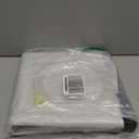 5 x 5ft Ceiling Leak Diverter with Hose and Grommets Heavy Duty Roof Leak Diverter White Leak Diverter Tarp with Hose Water Diverter Tarp for Roof Leak Fix