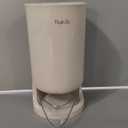 Carrotez Utensil Drying Holder for Kitchen Counter, Self-Draining, Small Utensil Cutlery Flatware Silverware Holder Drainer Cup, Beige, 1 ea