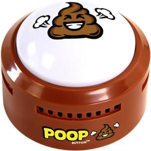 Talkie Toys Products Poop Button - Lights Up and Plays 20 Funny Fart Sounds - Fun Prank & Gag Gift - Funny Gift & Stocking Stuffer