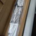 LazBlinds No Drill Cordless Cellular Shades, 17" W × 36" H, Silver White