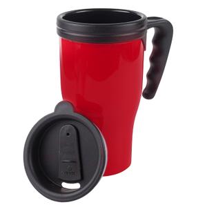 Fill n Brew Insulated Mug, Plastic, 16 Oz Blue
