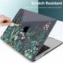 DONGKE Compatible with M5 MacBook Air 15 inch Case 2026 2025-2023 A3448 A3241 A3114 A2941 M4 M3 M2 Liquid Retina Display Touch ID, Protective Hard Shell Cover & Keyboard Skin - Garden Florals