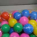 Ball Pit Balls Phthalate Free BPA Free Crush Proof Plastic - 7 Bright Colors in Reusable Play Toys for Kids with Storage Bag