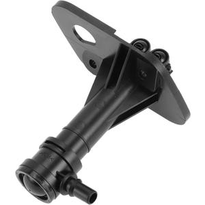 Headlight Washer Nozzle Front Driver Side Headlight Headlamp Washer Nozzle Jet Sprayer No.4M0955101A for Q7 2015-2019 Plastic Black