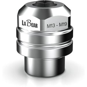 LABEAR 1/2"DR x M13–M19 Interchangeable Adjustable Tap Chuck Adaptor – Heavy-Duty Tap Socket for Hand Tapping