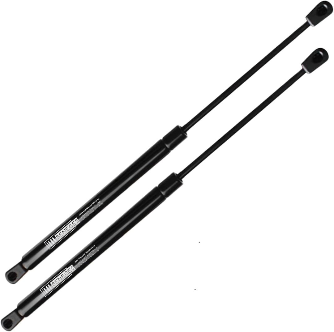 2PCs Hood Lift Supports Compatible with 2011-2017 Chrysler 300, 2011-2017 Dodge Charger Front Hood Gas Charged Springs Struts Shocks Dampers 6558, SG314073
