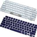 HAWSON US A2681 A2941 A3113 A3114 Keycaps Keys Replacement for MacBook Air M2 M3 Retina 13" A2681 A3113, 15" A2941 A3114 Key Cap 2022-2024 Year (Midnight Blue)
