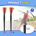 2 x Wettarn 300 Gram Training Javelin Track and Field Javelins Soft Plastic Javelin for Beginners Adults School Competition Throwing Practice Indoors or Outdoors Equipment