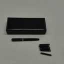 Jinhao Fountain Pen Golden Clip Medium Nib X450 With Case (Luxury Red & Golden)