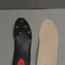 Pedag Viva | Leather Arch Support Inserts | Handmade in Germany | Plantar Fasciitis Relief | Heel Cushion | Activated Charcoal Odor Control | Metatarsal Support Pad | Tan | Men US 11/ EU 44